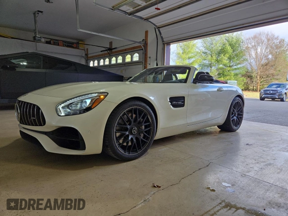 2018 Mercedes-Benz AMG GT AMG GT with VIN WDDYK7HA2JA018312, listed as a Copart auction lot 48109065 with 23,147 mi miles and Salvage title. Bid and sale history available at DreamBid. Image 2.