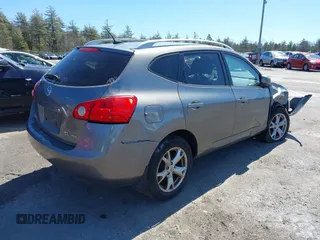 2009 Nissan Rogue SL with VIN JN8AS58V69W176898, listed as a IAAI auction lot 41988150 with 176,205 mi miles. Bid and sale history available at carsss.com. Image 4.