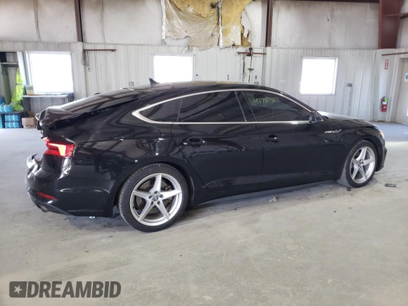 2019 Audi A5 Sportback Premium Plus with VIN WAUENCF56KA045479, listed as a Copart auction lot 47790983 with 43,128 mi miles. Bid and sale history available at carsss.com. Image 3.
