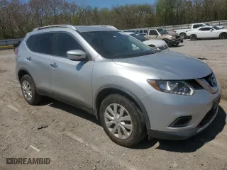2016 Nissan Rogue S with VIN JN8AT2MV1GW151826, listed as a Copart auction lot 52304785 with 106,835 mi miles and Salvage Title. Bid and sale history available at carsss.com. Image 4.