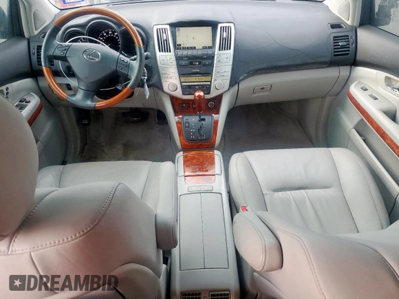 2007 Lexus RX 350 with VIN 2T2HK31U07C026996, listed as a Copart auction lot 54485515 with 46,584 mi miles and Salvage Title. Bid and sale history available at DreamBid. Image 8.