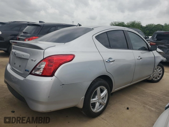 2015 Nissan Versa SV with VIN 3N1CN7APXFL831765, listed as a Copart auction lot 54522715 with 124,328 mi miles and Salvage title. Bid and sale history available at DreamBid. Image 3.