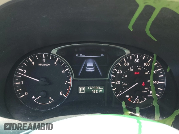 2014 Nissan Pathfinder SL with VIN 5N1AR2MN7EC623452, listed as a Copart auction lot 59313635 with 172,590 mi miles and Salvage title. Bid and sale history available at DreamBid. Image 9.