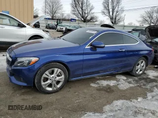 2017 Mercedes-Benz C 300 with VIN WDDWJ4KB0HF338011, listed as a Copart auction lot 89397815 with 85,750 mi miles and Salvage Title. Bid and sale history available at DreamBid. Image 1.