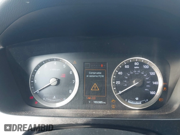 2015 Hyundai Sonata 2.4L Sport with VIN 5NPE34AF7FH035377, listed as a IAAI auction lot 41669248 with 155,385 mi miles. Bid and sale history available at carsss.com. Image 7.