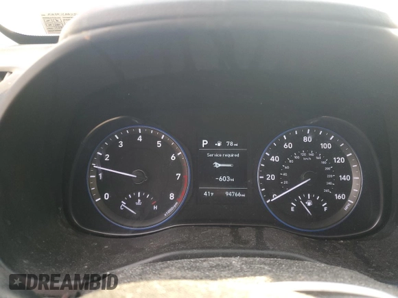 2018 Hyundai Kona SE with VIN KM8K1CAA7JU113688, listed as a Copart auction lot 42736015 with 94,766 mi miles and Salvage Title. Bid and sale history available at carsss.com. Image 9.