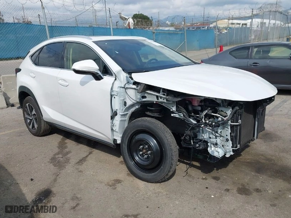 2020 Lexus NX with VIN JTJDARBZ6L5001950, listed as a IAAI auction lot 41932310 with 30,757 mi miles. Bid and sale history available at carsss.com. Image 1.