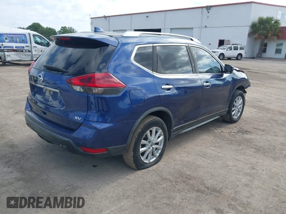 2019 Nissan Rogue SV with VIN JN8AT2MT3KW259937, listed as a IAAI auction lot 42175989 with 155,662 mi miles. Bid and sale history available at carsss.com. Image 4.