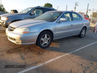 2003 Acura TL with VIN 19UUA56663A059027, listed as a IAAI auction lot 42139458 with 165,086 mi miles. Bid and sale history available at carsss.com. Image 2.