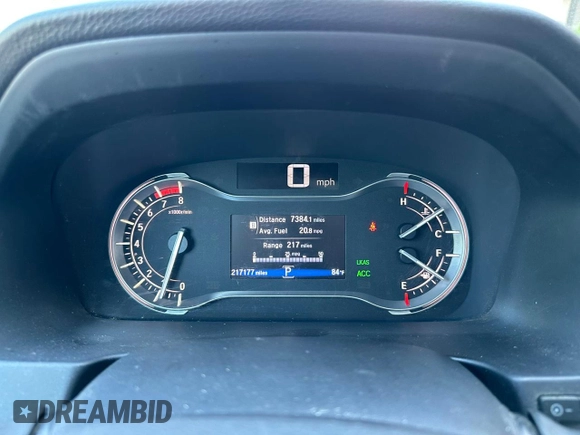 2019 Honda Ridgeline RTL-E with VIN 5FPYK3F71KB009532, listed as a Copart auction lot 65827935 with 217,177 mi miles and Clean title. Bid and sale history available at DreamBid. Image 8.