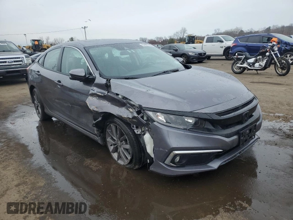 2019 Honda Civic EX z VIN 19XFC1F34KE216999, wystawiony jako Copart lot #51427335 z przebiegiem 9 502 mil mil oraz Szkoda całkowita • Salvage title. Historia ofert i sprzedaży dostępna na DreamBid. Obrazek 4.