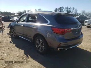 2017 Acura MDX with VIN 5FRYD4H32HB019318, listed as a Copart auction lot 44081373 with 0 mi miles. Bid and sale history available at carsss.com. Image 2.