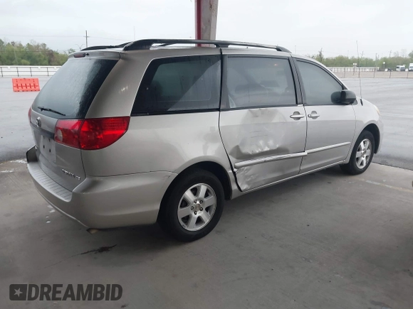 2006 Toyota Sienna CE with VIN 5TDZA23C86S488965, listed as a IAAI auction lot 41856248 with 182,963 mi miles and . Bid and sale history available at DreamBid. Image 4.