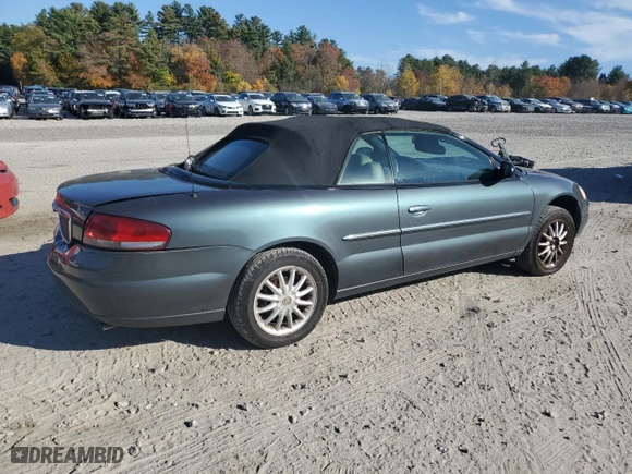 2002 Chrysler Sebring LXi with VIN 1C3EL55R82N248623, listed as a Copart auction lot 76912814 with 114,705 mi miles and Clean Title. Bid and sale history available at carsss.com. Image 3.