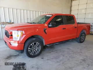 2021 Ford F-150 XL with VIN 1FTEW1CP5MKD32710, listed as a Copart auction lot 49497645 with 56,465 mi miles and Salvage Title. Bid and sale history available at carsss.com. Image 1.