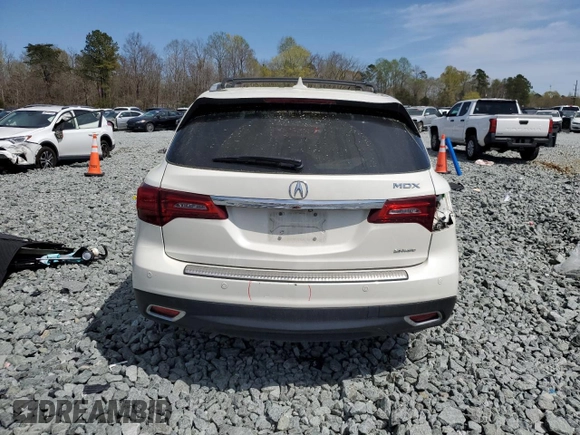 2016 Acura MDX Advance z VIN 5FRYD4H91GB062857, wystawiony jako Copart lot #51252365 z przebiegiem 91 121 mil mil oraz Szkoda całkowita • Salvage title. Historia ofert i sprzedaży dostępna na DreamBid. Obrazek 6.