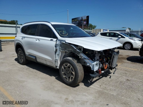 2023 Hyundai Santa Fe Hybrid Blue with VIN 5NMS2DA14PH016259, listed as a Copart auction lot 60311944 with NaN miles and Salvage Title. Bid and sale history available at carsss.com. Image 4.