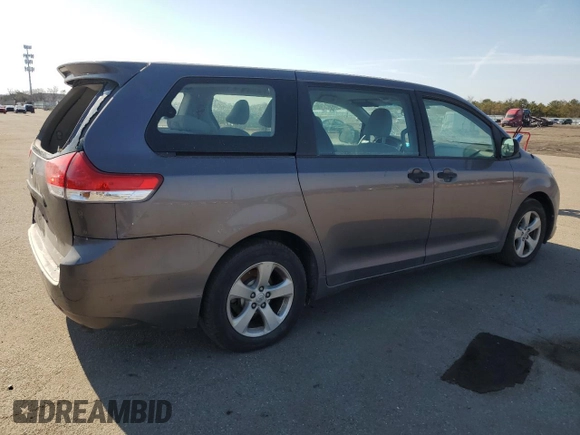 2013 Toyota Sienna L with VIN 5TDZK3DC5DS389664, listed as a Copart auction lot 46168265 with 79,962 mi miles and Salvage Title. Bid and sale history available at carsss.com. Image 3.