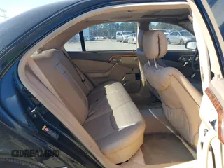 2002 Mercedes-Benz S-Class 5.0L with VIN WDBNG75J42A274373, listed as a IAAI auction lot 41482227 with 1 mi miles. Bid and sale history available at carsss.com. Image 8.