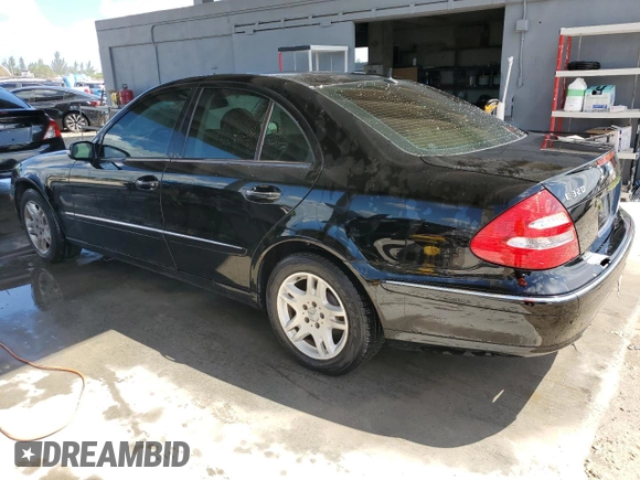 2003 Mercedes-Benz E-Class 3.2L with VIN WDBUF65J53A250044, listed as a Copart auction lot 72138634 with 0 mi miles and Salvage Title. Bid and sale history available at carsss.com. Image 2.