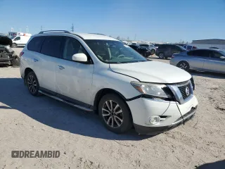 2015 Nissan Pathfinder SV with VIN 5N1AR2MN4FC686185, listed as a Copart auction lot 46862815 with 157,365 mi miles and Salvage Title. Bid and sale history available at carsss.com. Image 4.