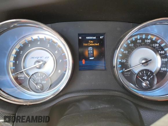 2012 Chrysler 300 SRT8 with VIN 2C3CCAFJ1CH800871, listed as a Copart auction lot 51659455 with 105,561 mi miles and Salvage Title. Bid and sale history available at carsss.com. Image 9.