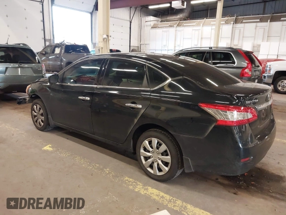 2015 Nissan Sentra S with VIN 3N1AB7AP0FY319869, listed as a IAAI auction lot 41844863 with 144,682 mi miles. Bid and sale history available at carsss.com. Image 3.