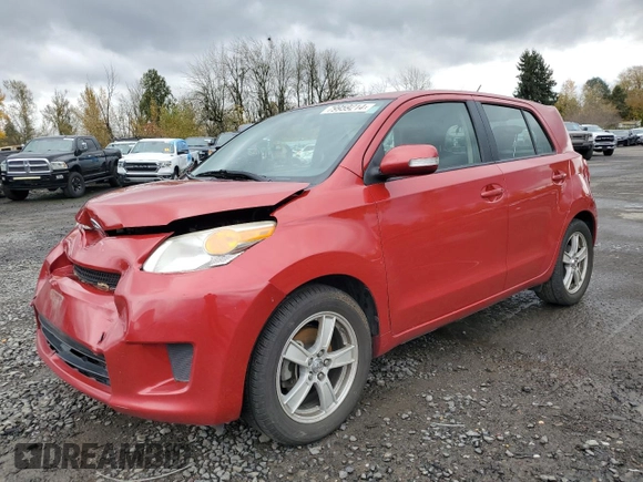 2008 Scion xD with VIN JTKKU10428J012655, listed as a Copart auction lot 79959214 with 136,214 mi miles and Salvage Title. Bid and sale history available at carsss.com. Image 1.