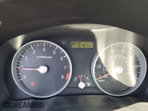 2009 Hyundai Accent Auto GS with VIN KMHCM36C99U136861, listed as a Copart auction lot 59766955 with 157,574 mi miles and Salvage title. Bid and sale history available at DreamBid. Image 9.