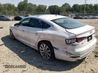 2018 Audi A5 Sportback Premium Plus with VIN WAUBNCF57JA026635, listed as a Copart auction lot 65127943 with 61,829 mi miles. Bid and sale history available at carsss.com. Image 2.