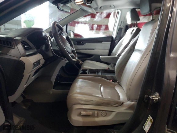 2018 Honda Odyssey EX-L with VIN 5FNRL6H77JB099535, listed as a Copart auction lot 44981785 with 95,090 mi miles and Salvage Title. Bid and sale history available at carsss.com. Image 7.