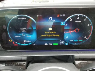 2020 Mercedes-Benz GLS 450 with VIN 4JGFF5KE3LA124028, listed as a Copart auction lot 58235684 with 36,697 mi miles and Salvage Title. Bid and sale history available at DreamBid. Image 9.