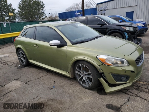 2011 Volvo C30 with VIN YV1672MK4B2222636, listed as a Copart auction lot 51153975 with 125,885 mi miles and Salvage Title. Bid and sale history available at carsss.com. Image 4.