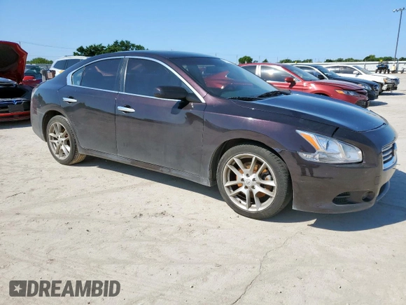 2014 Nissan Maxima S with VIN 1N4AA5AP5EC455058, listed as a Copart auction lot 61347735 with 192,500 mi miles and Clean title. Bid and sale history available at DreamBid. Image 4.