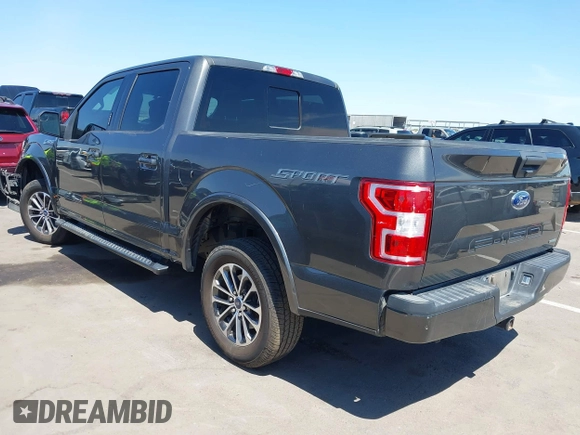 2019 Ford F-150 XL with VIN 1FTEW1C44KKE81550, listed as a IAAI auction lot 42012568 with 53,978 mi miles and . Bid and sale history available at carsss.com. Image 3.