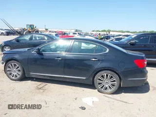 2014 Kia Cadenza Limited with VIN KNALN4D76E5140509, listed as a IAAI auction lot 42013923 with 168,680 mi miles. Bid and sale history available at carsss.com. Image 14.