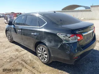 2015 Nissan Sentra S with VIN 3N1AB7AP8FY228073, listed as a IAAI auction lot 41433884 with 254,710 mi miles. Bid and sale history available at carsss.com. Image 3.