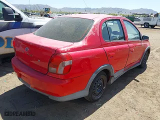 2001 Toyota ECHO with VIN JTDBT123010145828, listed as a IAAI auction lot 42003227 with 235,368 mi miles. Bid and sale history available at carsss.com. Image 4.