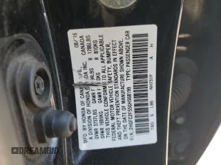 2016 Honda Civic Sedan LX with VIN 2HGFC2F55GH568199, listed as a Copart auction lot 51099745 with 153,952 mi miles and Clean Title. Bid and sale history available at carsss.com. Image 12.