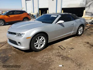 2015 Chevrolet Camaro LT with VIN 2G1FD3D3XF9278495, listed as a Copart auction lot 47745015 with 126,186 mi miles and Clean Title. Bid and sale history available at carsss.com. Image 1.