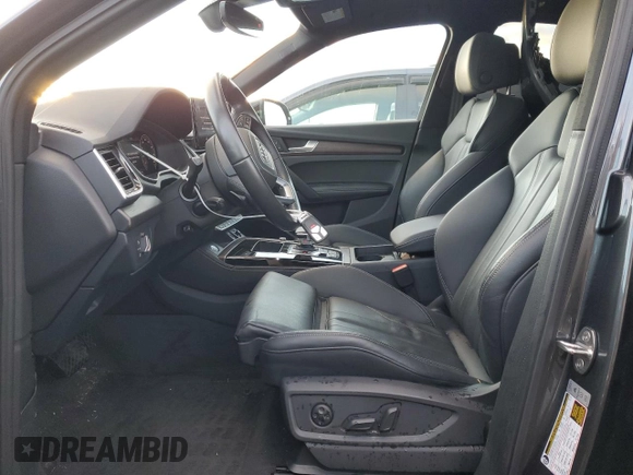 2023 Audi Q5 Sportback S line Premium Plus with VIN WA15AAFY6P2029033, listed as a Copart auction lot 85507094 with 24,289 mi miles and Salvage title. Bid and sale history available at DreamBid. Image 7.