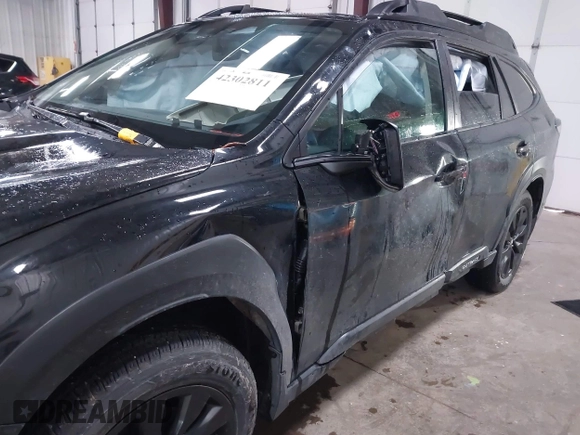 2023 Subaru Outback Onyx with VIN 4S4BTALC7P3219537, listed as a IAAI auction lot 42302811 with 43,514 mi miles and . Bid and sale history available at DreamBid. Image 12.