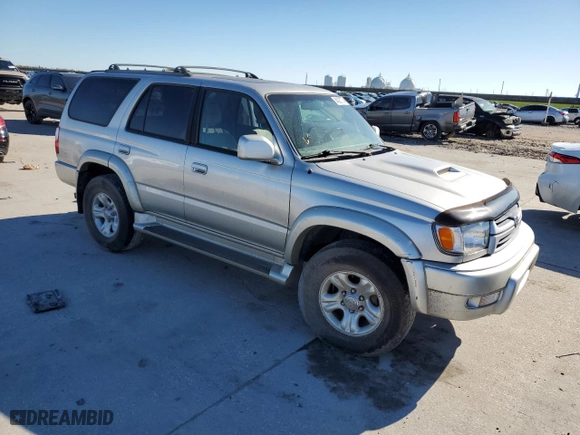 2001 Toyota 4Runner SR5 with VIN JT3HN86RX10336415, listed as a Copart auction lot 84325774 with 0 mi miles and Clean Title. Bid and sale history available at carsss.com. Image 4.