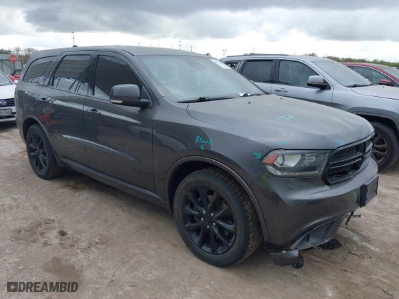 2017 Dodge Durango R/T with VIN 1C4SDHCT0HC888695, listed as a IAAI auction lot 41132324 with 157,738 mi miles. Bid and sale history available at carsss.com. Image 1.
