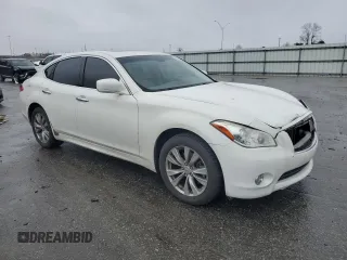 2011 Infiniti M37 with VIN JN1BY1AR0BM377303, listed as a Copart auction lot 86342264 with 131,984 mi miles and Salvage Title. Bid and sale history available at carsss.com. Image 4.