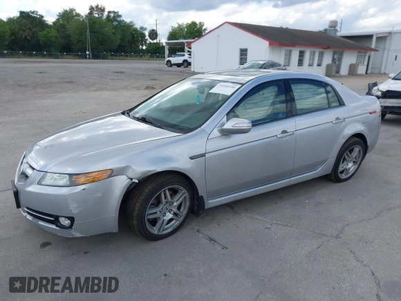 2007 Acura TL with VIN 19UUA66267A003386, listed as a IAAI auction lot 39200100 with 1 mi miles. Bid and sale history available at carsss.com. Image 2.