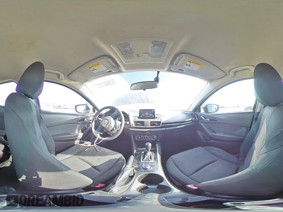 2016 Mazda 3 i Sport with VIN 3MZBM1U77GM278201, listed as a Copart auction lot 55661325 with 69,851 mi miles and Salvage Title. Bid and sale history available at DreamBid. Image 14.