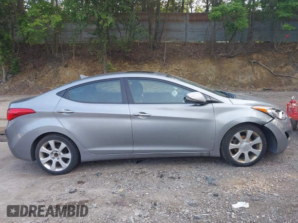 2012 Hyundai Elantra Limited with VIN KMHDH4AE0CU374001, listed as a IAAI auction lot 42394880 with 99,282 mi miles and . Bid and sale history available at DreamBid. Image 13.
