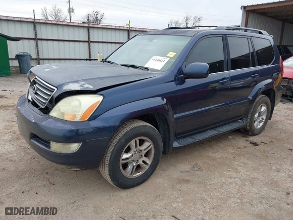 2004 Lexus GX 470 with VIN JTJBT20X340064559, listed as a IAAI auction lot 41240821 with 394,295 mi miles. Bid and sale history available at carsss.com. Image 2.