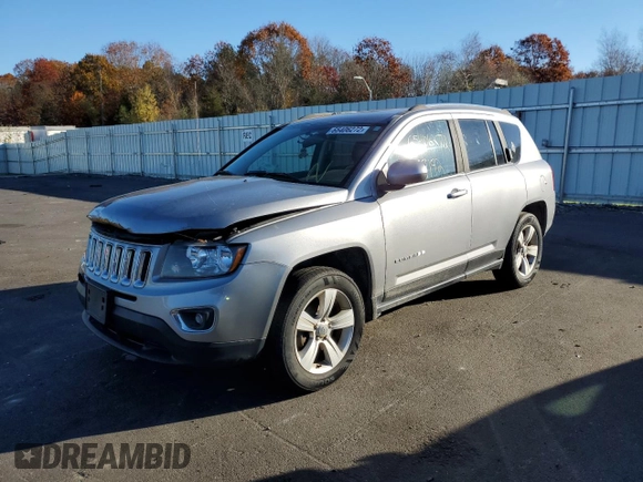 2016 Jeep Compass High Altitude Edition with VIN 1C4NJDEB7GD558676, listed as a Copart auction lot 65406272 with 99,192 mi miles. Bid and sale history available at carsss.com. Image 2.